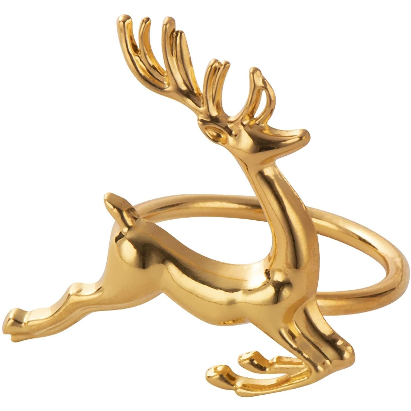 Juvale anillos para servilleta ciervo dorado detalle elegante para mesa