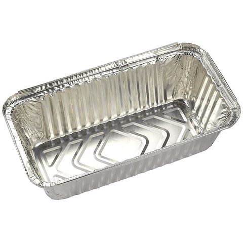 Juvale borde resistente de bandeja de aluminio para manejo seguro