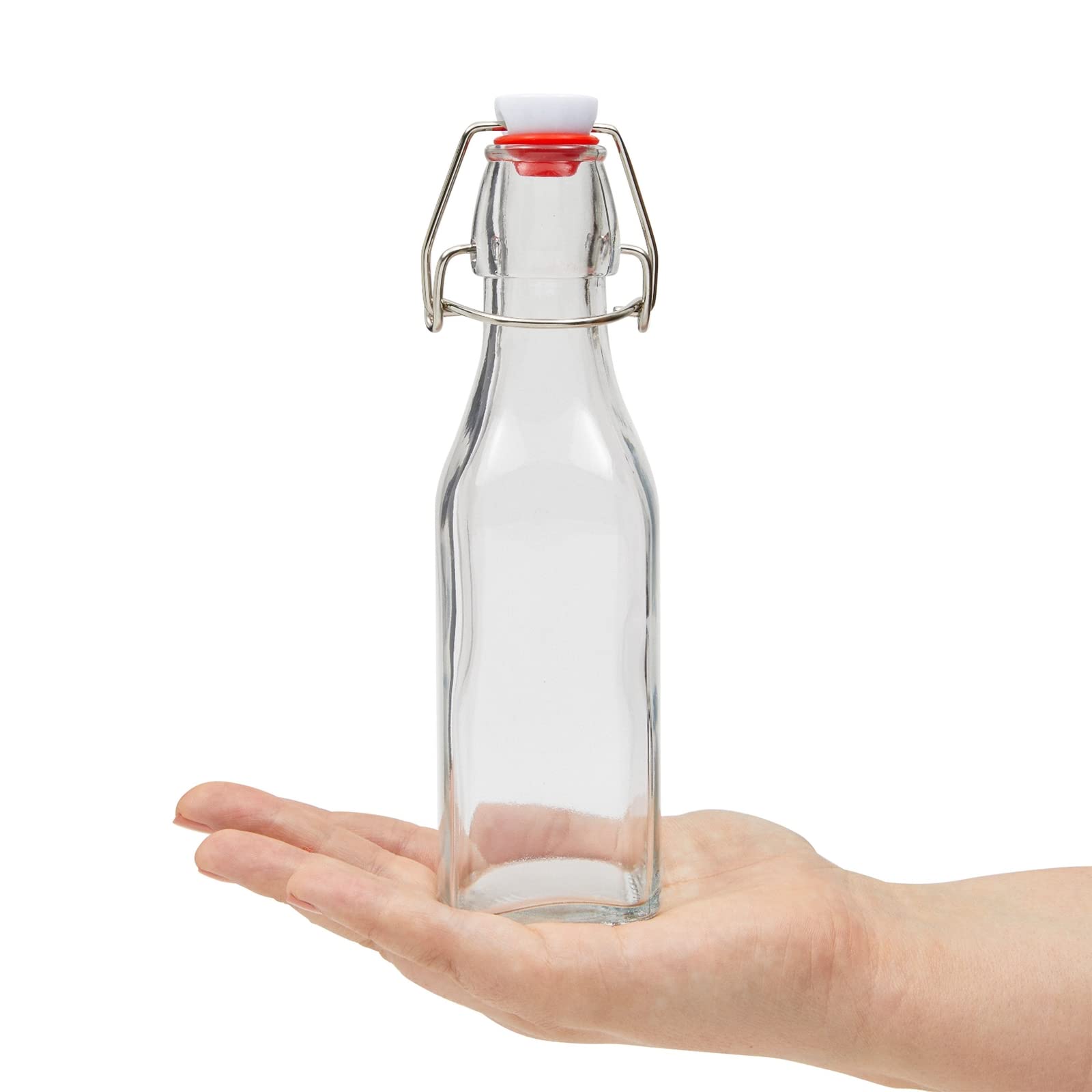Juvale botella para bebidas fermentadas con tapa oscilante