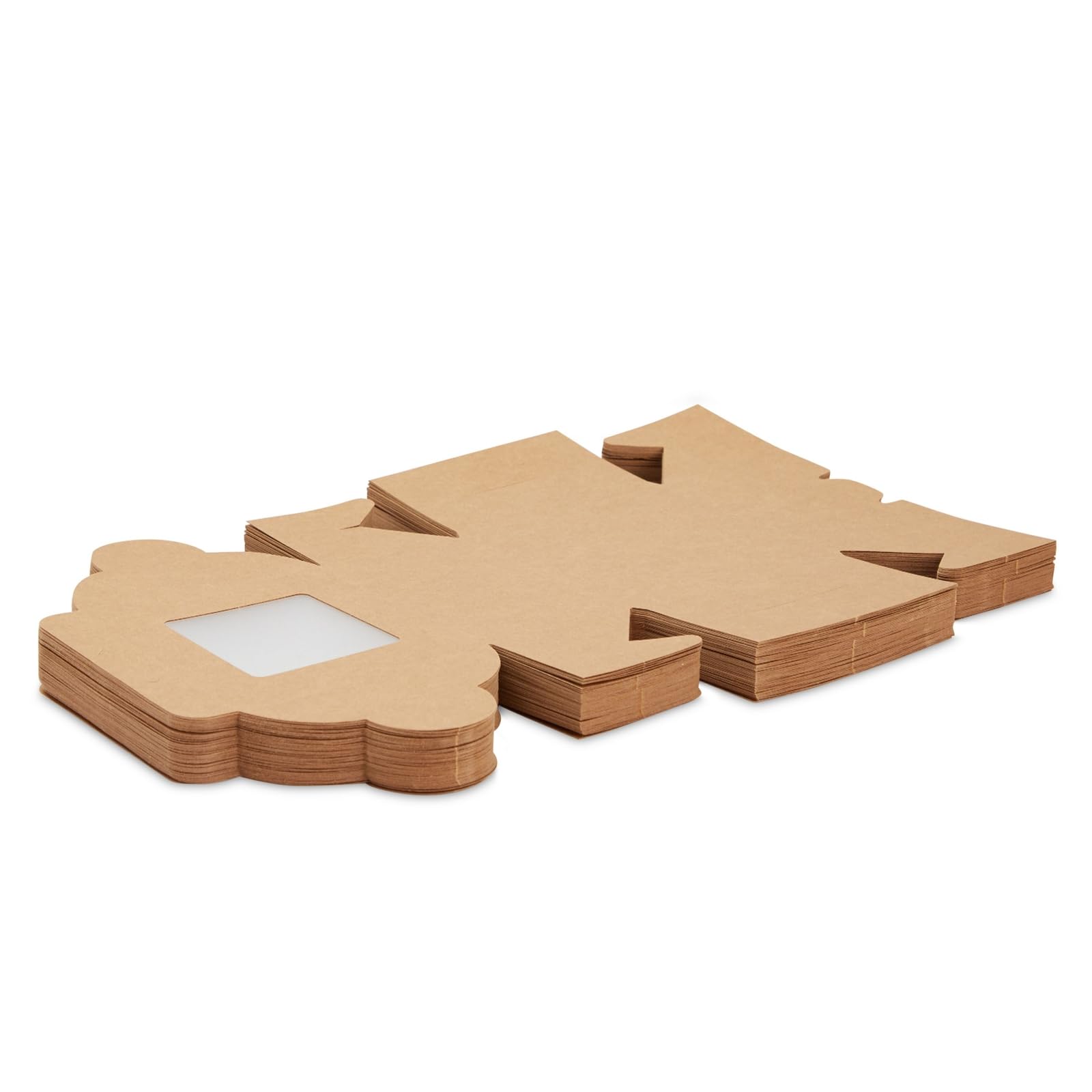 Juvale caja para galletas con ventana es práctica y elegante