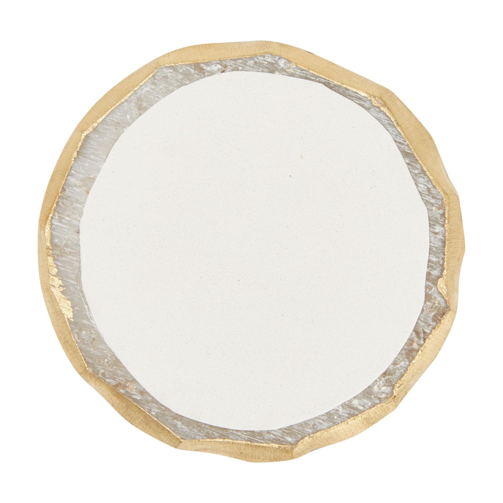 Juvale diseño de geoda con borde dorado, regalo elegante para ocasiones.