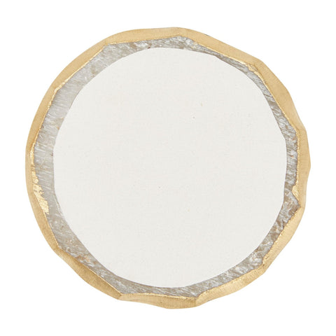 Juvale diseño de geoda con borde dorado, regalo elegante para ocasiones.