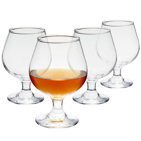Copa Juvale de brandy en cristal sin plomo, 13 oz, ideal para degustaciones.
