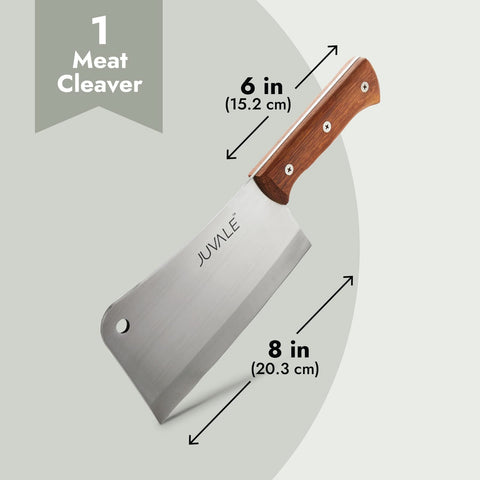 Juvale mango ergonómico mejora el agarre durante preparaciones largas