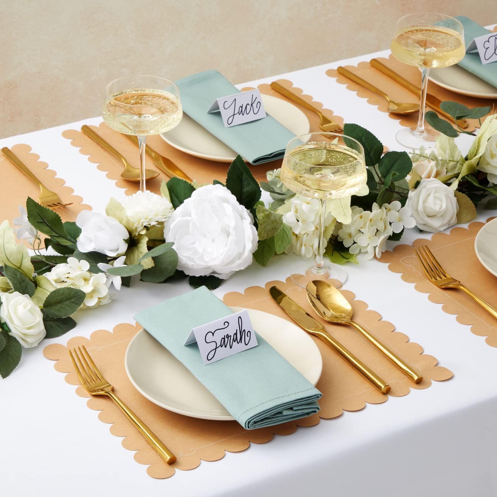 Juvale mantel desechable de 100 unidades, solución rápida para grandes eventos.