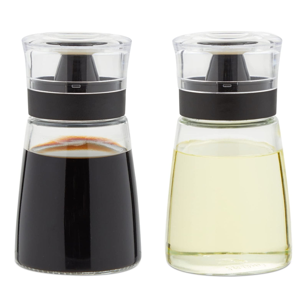 Juvale dispensador de aceite y vinagre, vertido sin goteo para cocina ordenada.