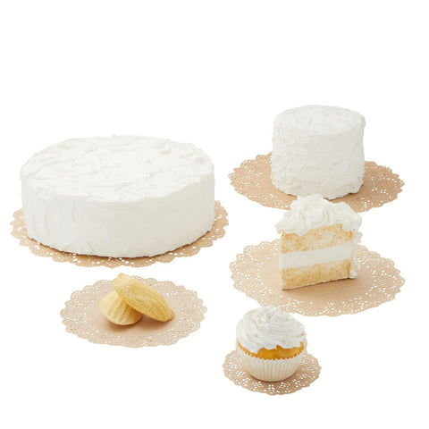 Juvale encajes de papel marrón, uso en mesa de boda para un toque sofisticado.
