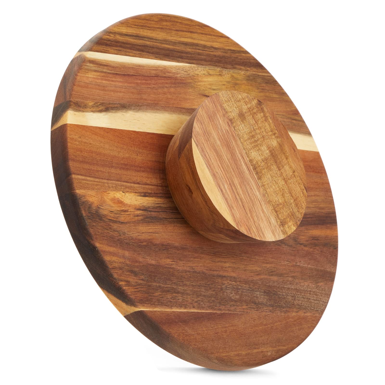 Juvale limpieza facil superficie de madera de acacia se limpia con paño
