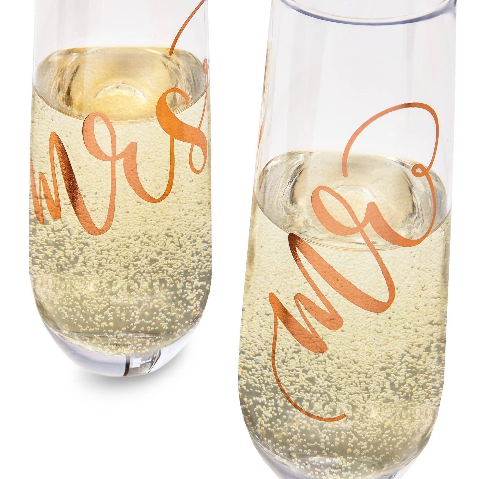 Juego de dos copas Juvale para brindis de boda
