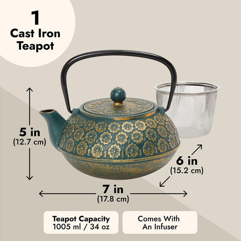 Juvale mango plegable facilita verter con comodidad en dos tazas.