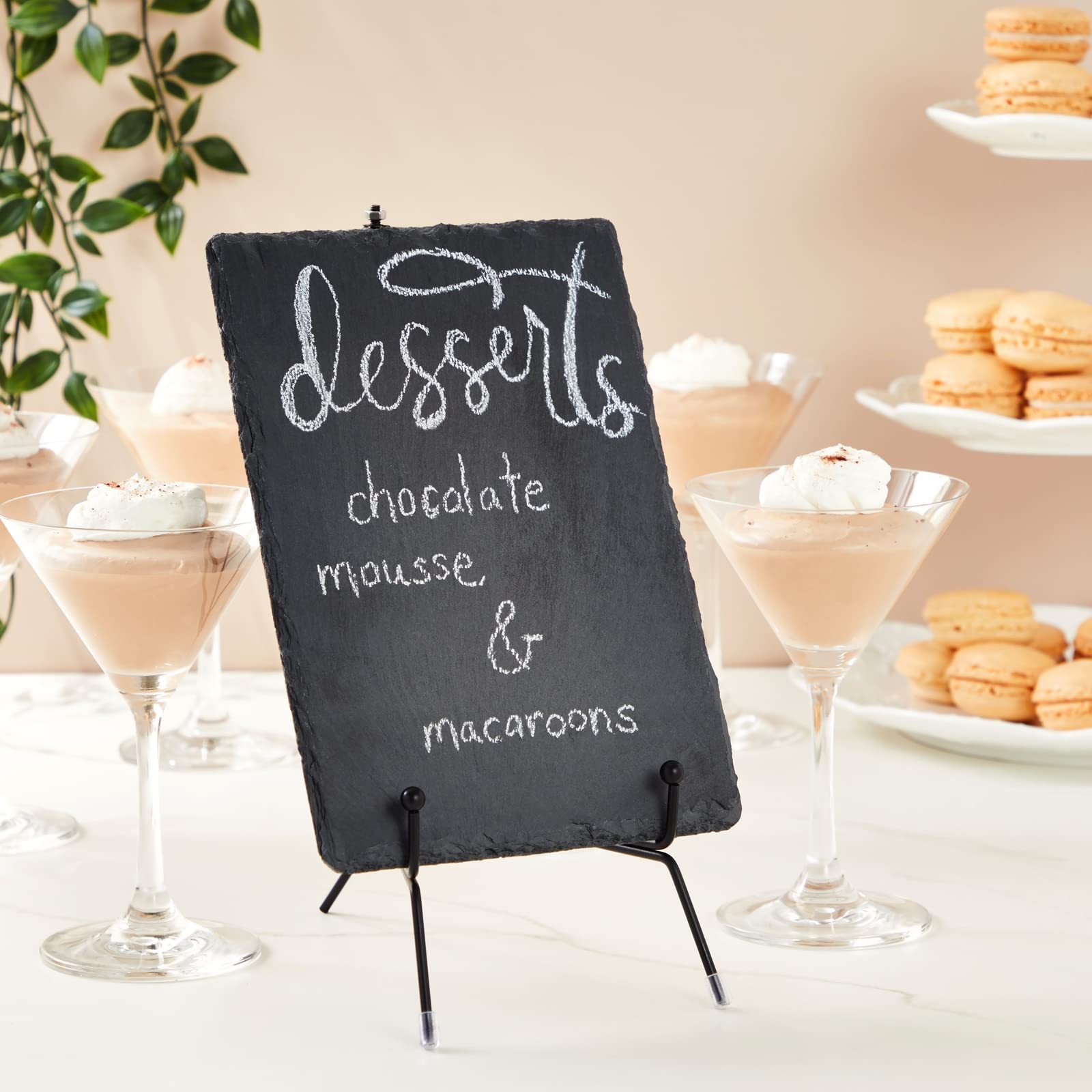 Juvale mini tableros de pizarra para queso, complementan tablas de degustación.