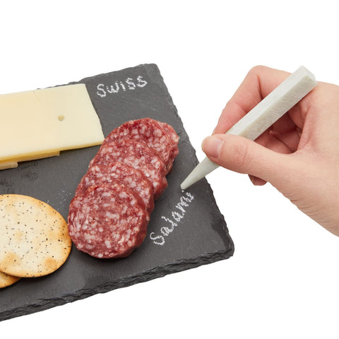 Juvale juego completo para anfitriones, seis tableros y tiza para presentar alimentos.