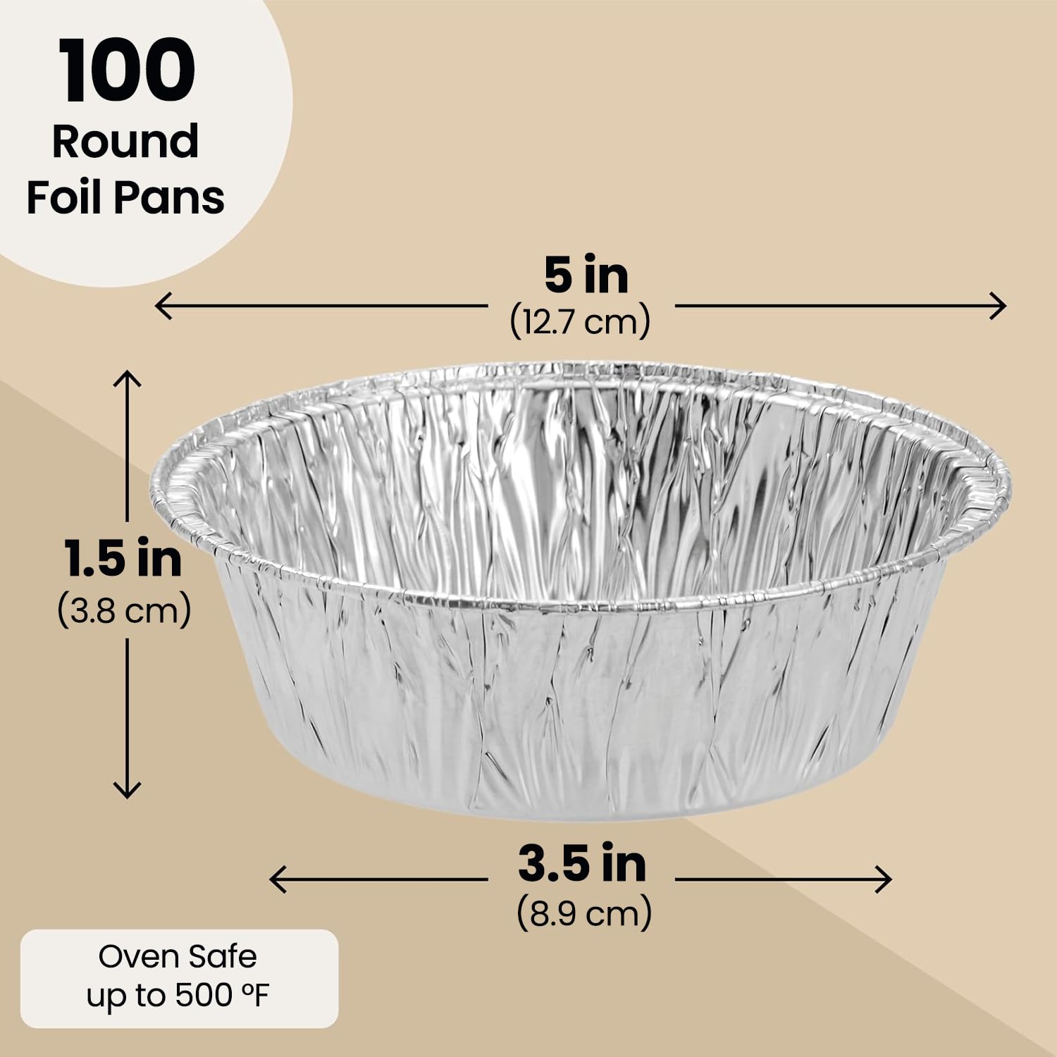 juvale molde para pie de aluminio duradero, distribución uniforme de calor.