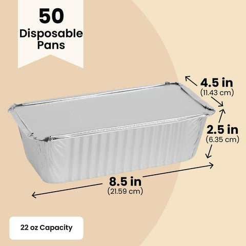Juvale pan aluminio para guardar alimentos en refrigerador