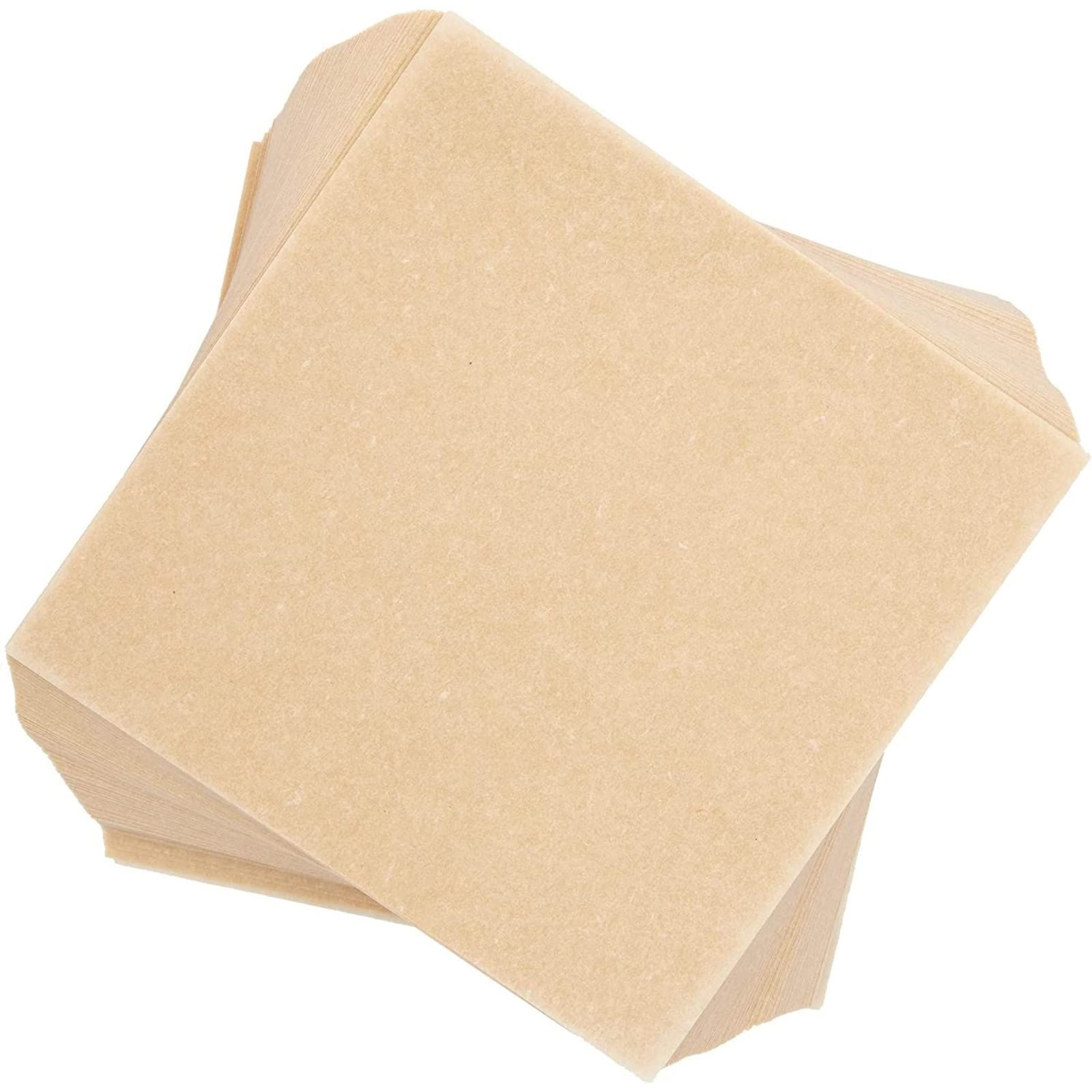 Juvale papel para envoltorios de caramelos 4x4 marrón, envoltorio práctico.