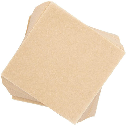 Juvale papel para envoltorios de caramelos 4x4 marrón, envoltorio práctico.