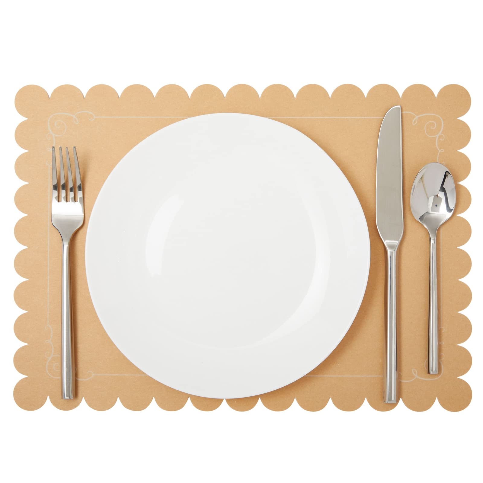 Juvale mantel marrón desechable, práctico para fiestas informales.