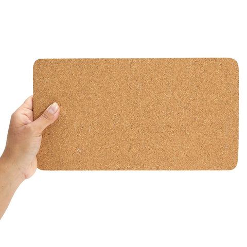 Juvale protector de superficie con salvamantel de corcho para cocina