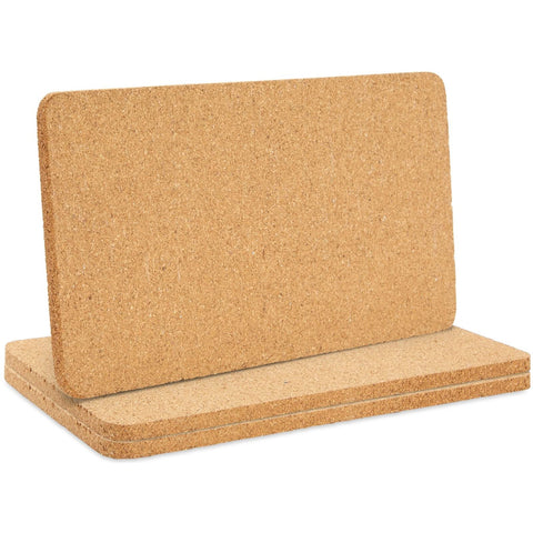 Juvale salvamantel rectangular de corcho protegiendo ollas calientes en la cocina