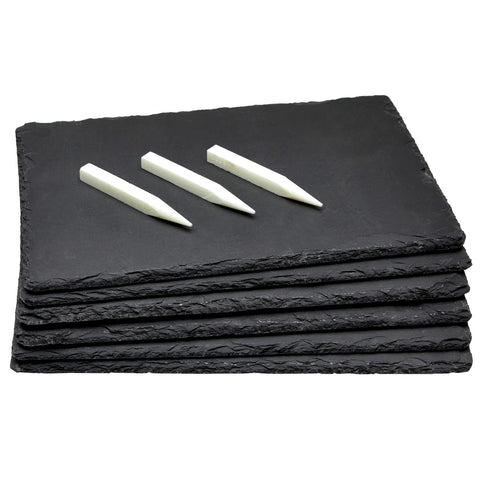 Tableros Juvale mini charcutería en pizarra negra para degustación de quesos.