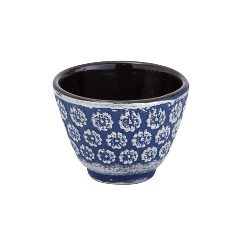 Tetera Juvale azul con acabado destacado para decorar la mesa