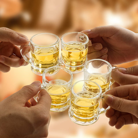 Vaso JUXINGDAZYF versátil para whisky, vodka, tequila y postres.