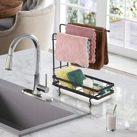 JUXYES organizador práctico para esponjas, cepillos y paños.