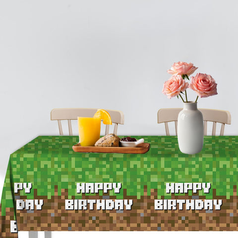 Mantel verde JVORFDG, compatible con mesas rectangulares de varios tamaños.