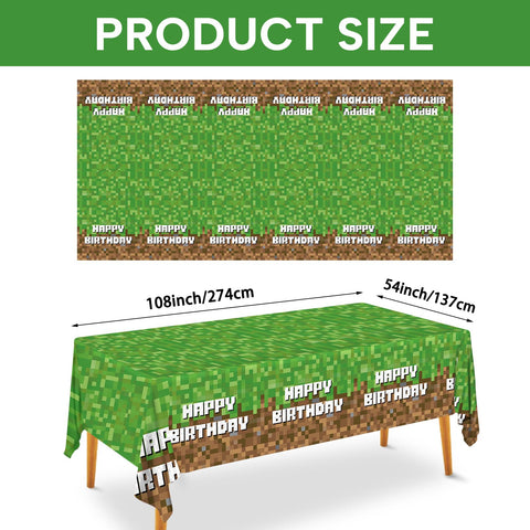 Mantel verde con diseño acuarela JVORFDG para ambientar la celebración.