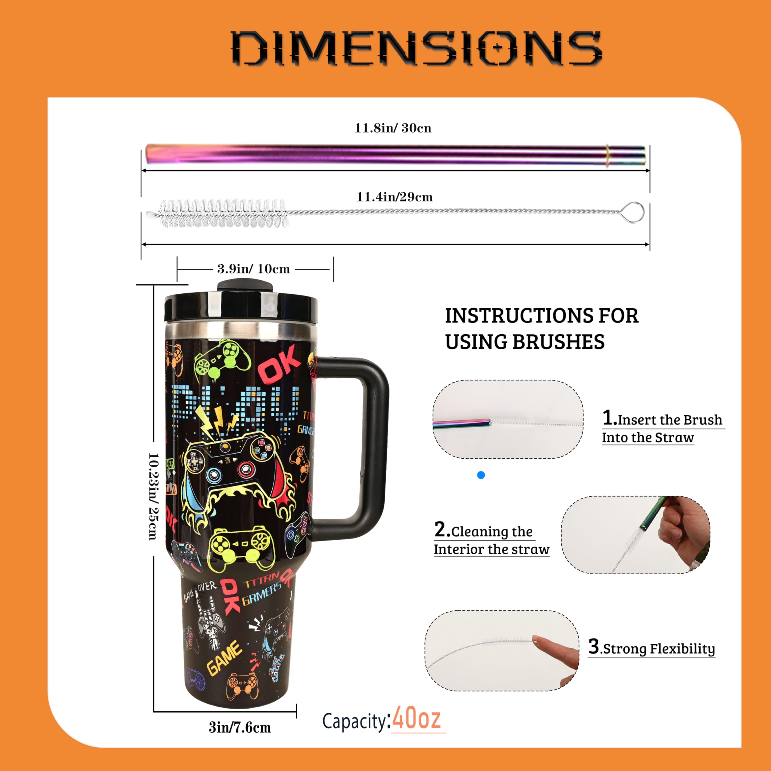 Regalo ideal para gamers, cumpleaños o fiestas con el vaso gamer.