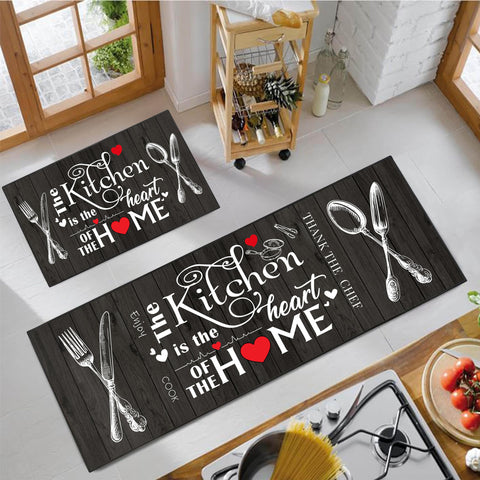 JWXCBIM alfombra cocina lavable a máquina para limpieza rápida.