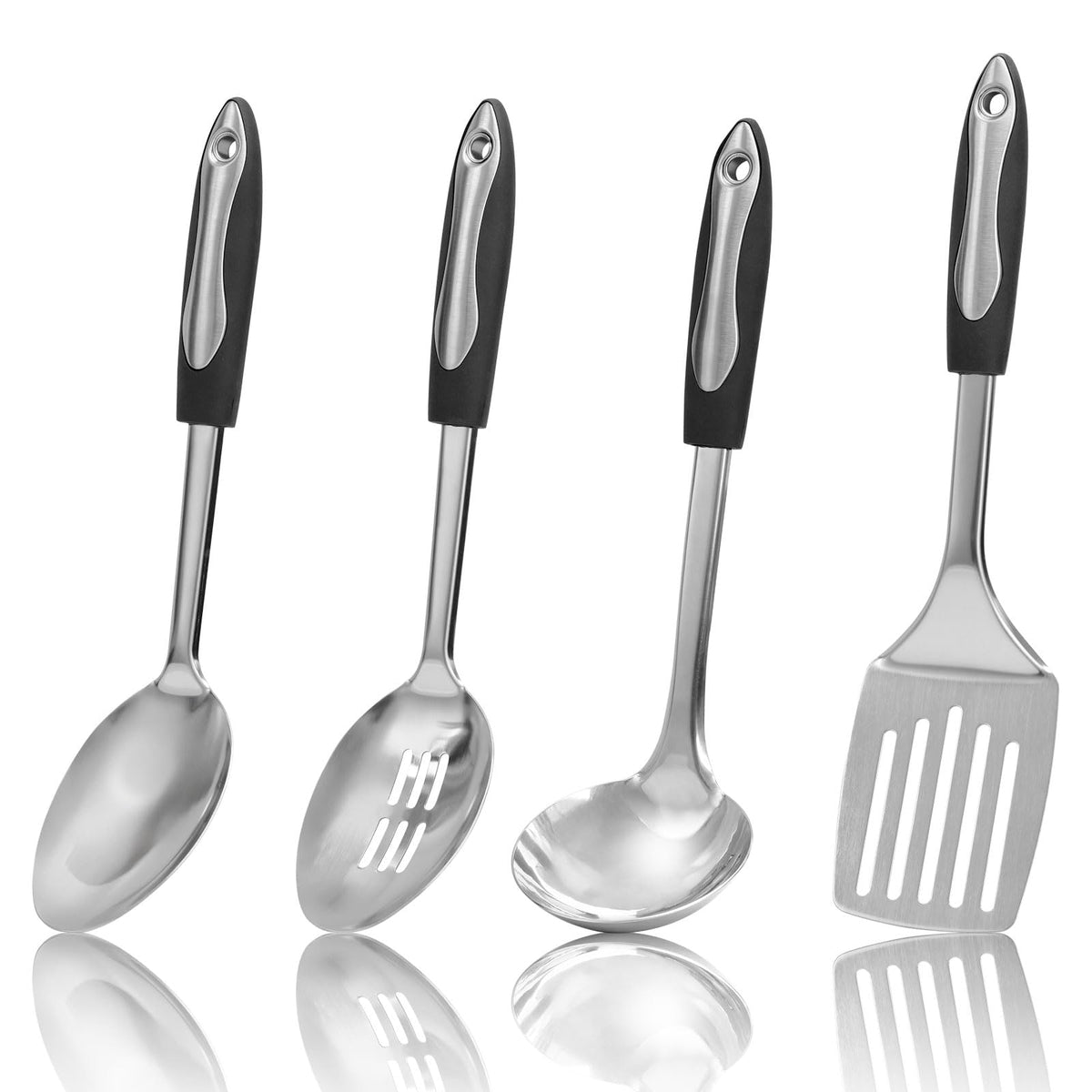 JXWING conjunto de cucharas de acero inoxidable para cocina profesional y doméstica