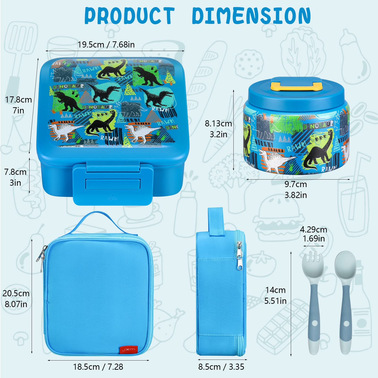 Pack de hielo incluido para mantener bebidas y snacks fríos.
