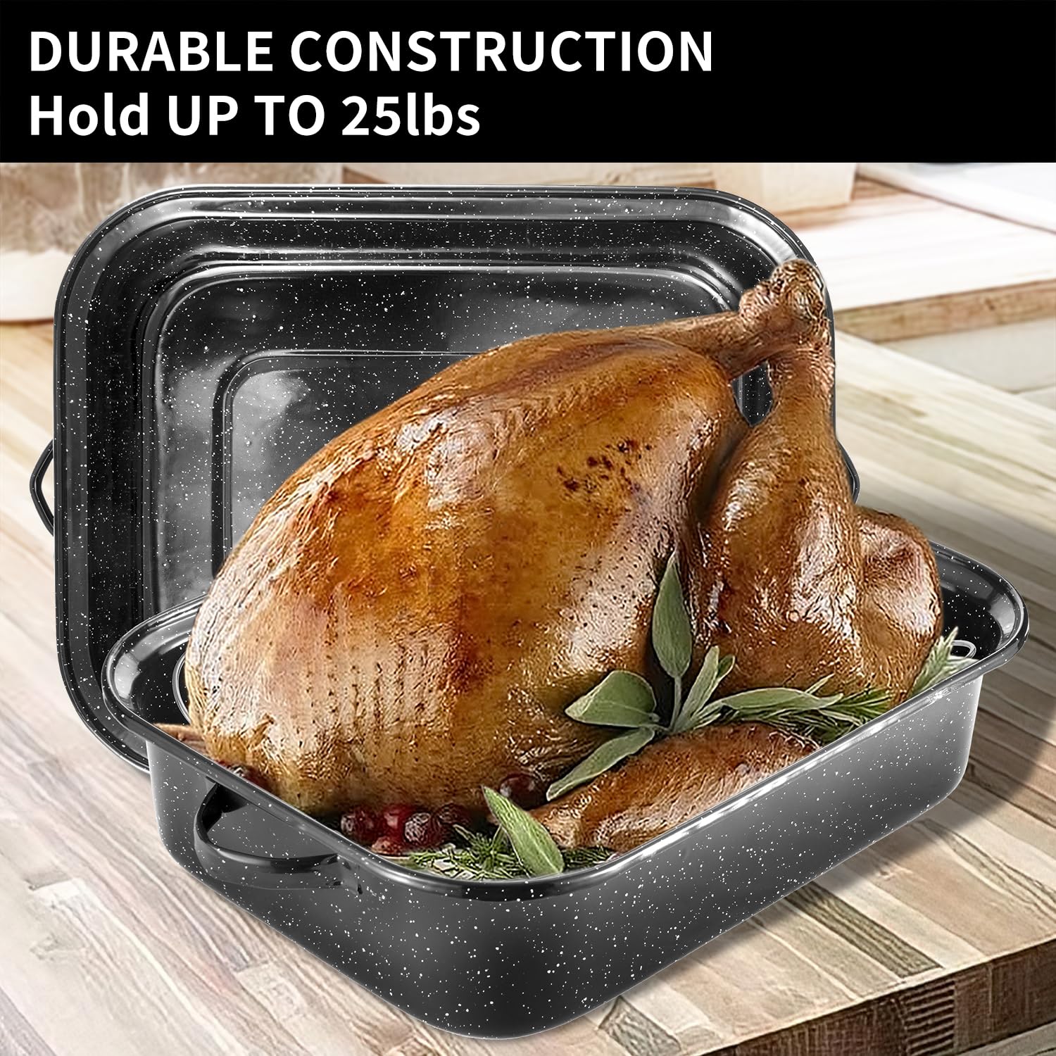 Incluye jeringa para pavo para bañar con jugos.