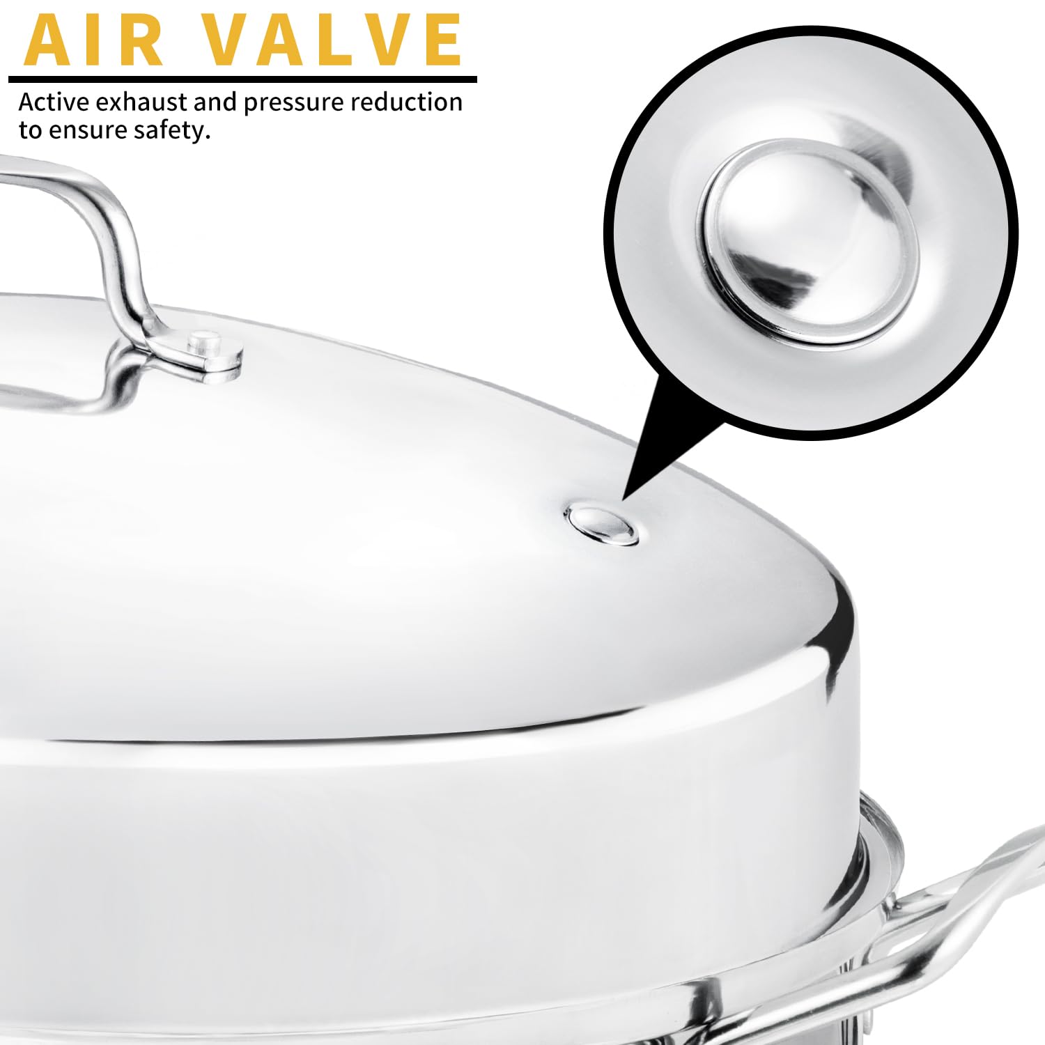 Manijas ergonómicas de JY COOKMENT para transporte seguro