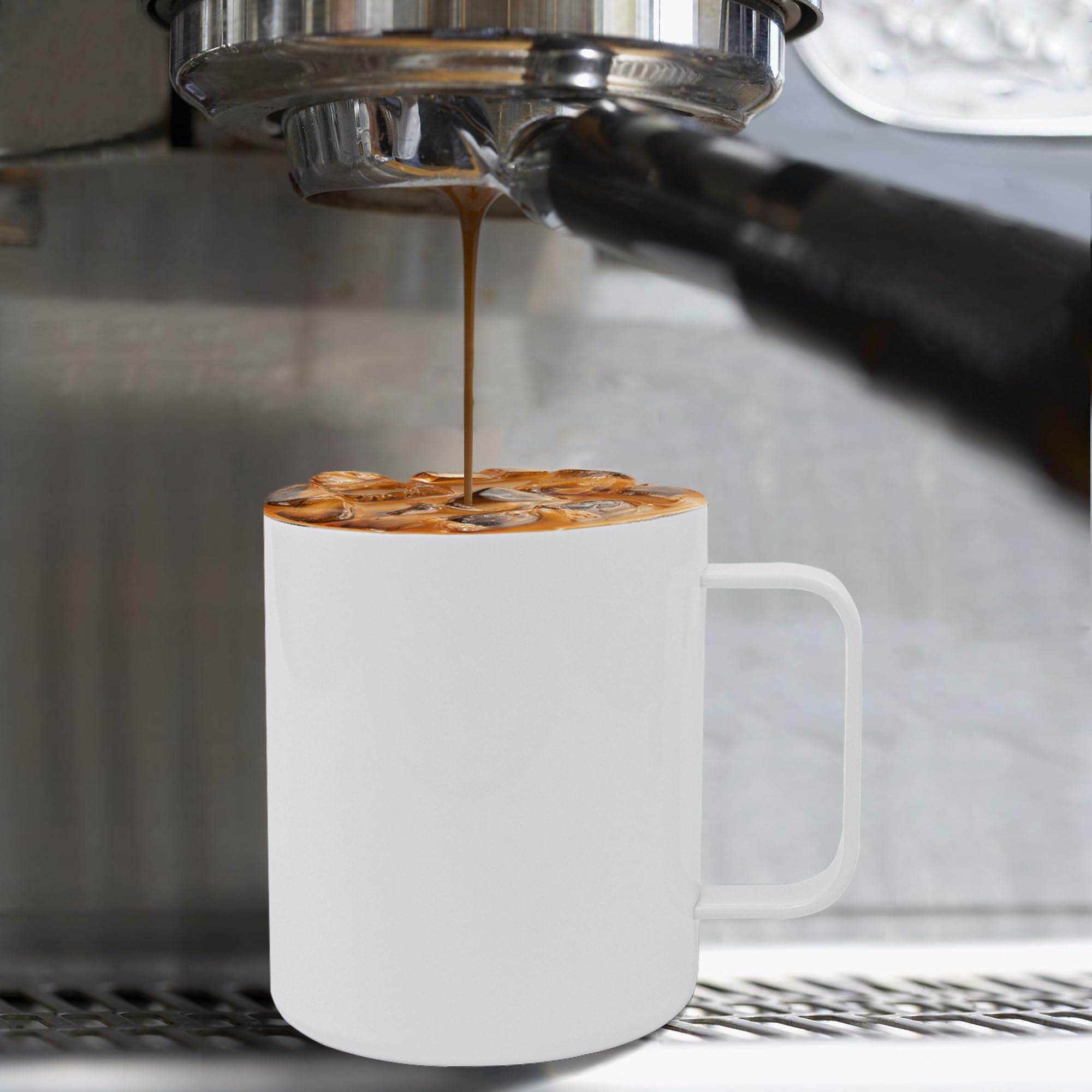 Regalo JYLJINGYULI 12oz con asa y tapa para bodas o aniversarios.