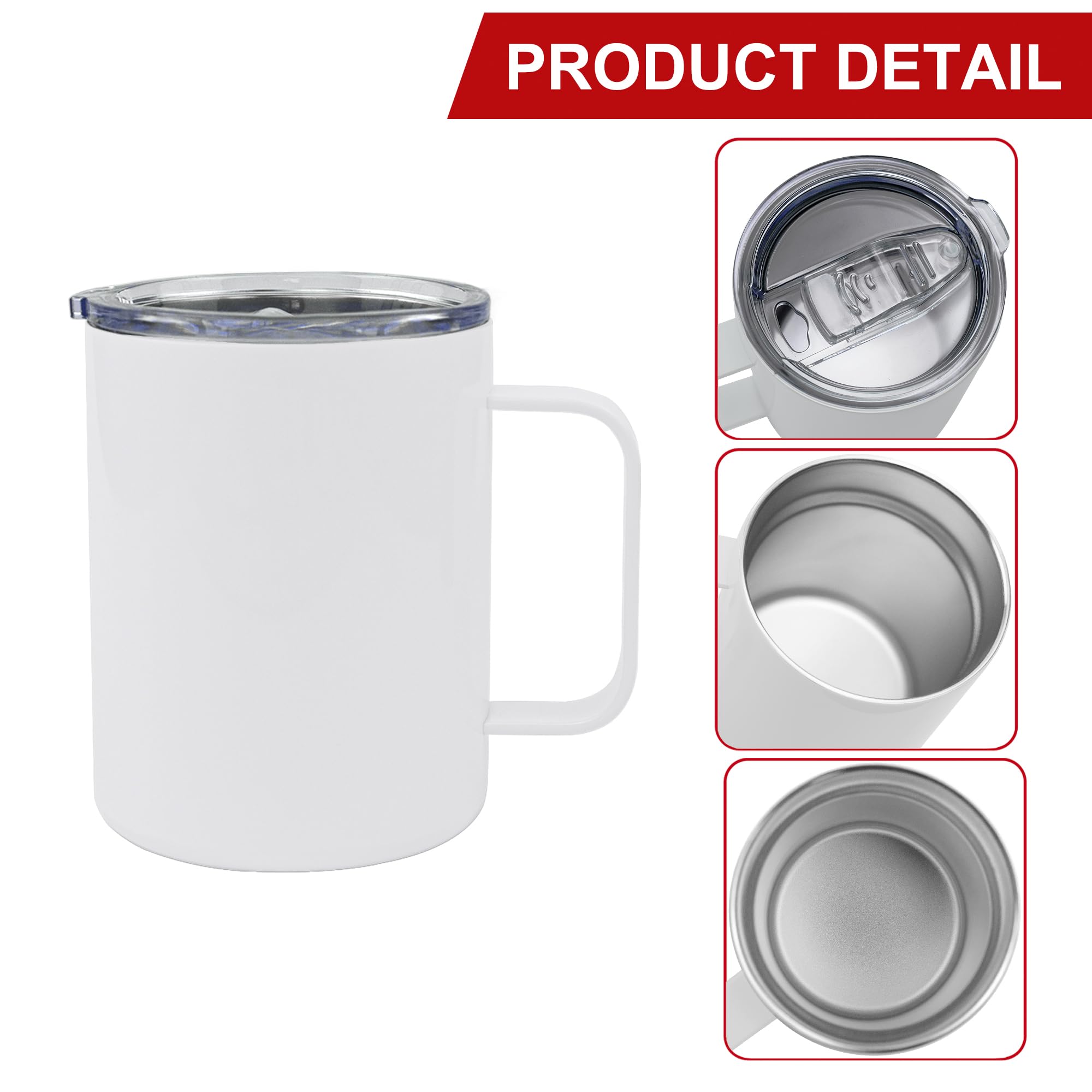 Vaso JYLJINGYULI 12oz recto para proyectos propios con asa.