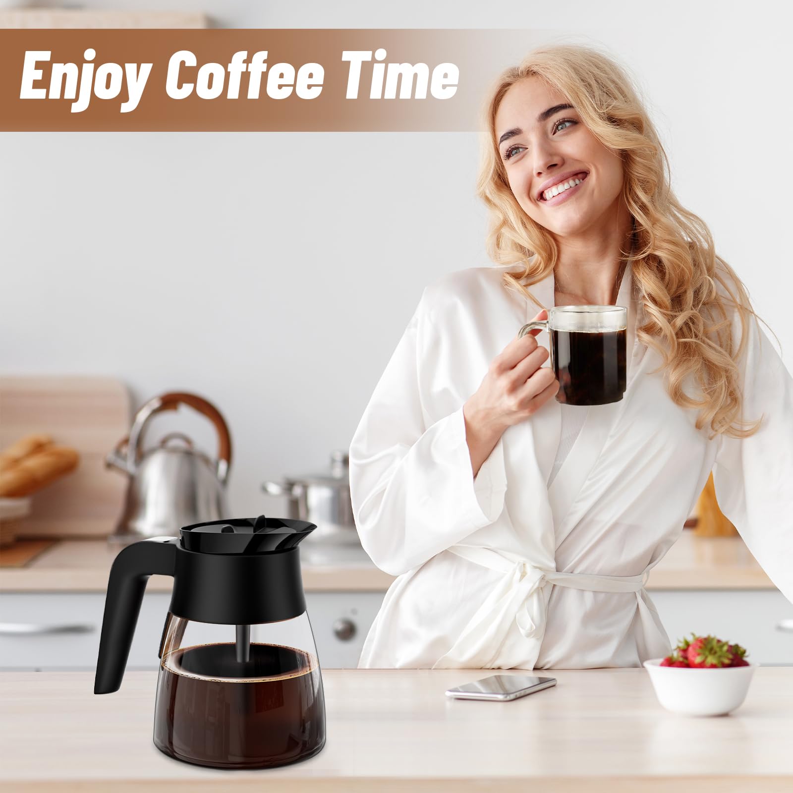 Regalo práctico para amantes del café y la cocina con estilo.