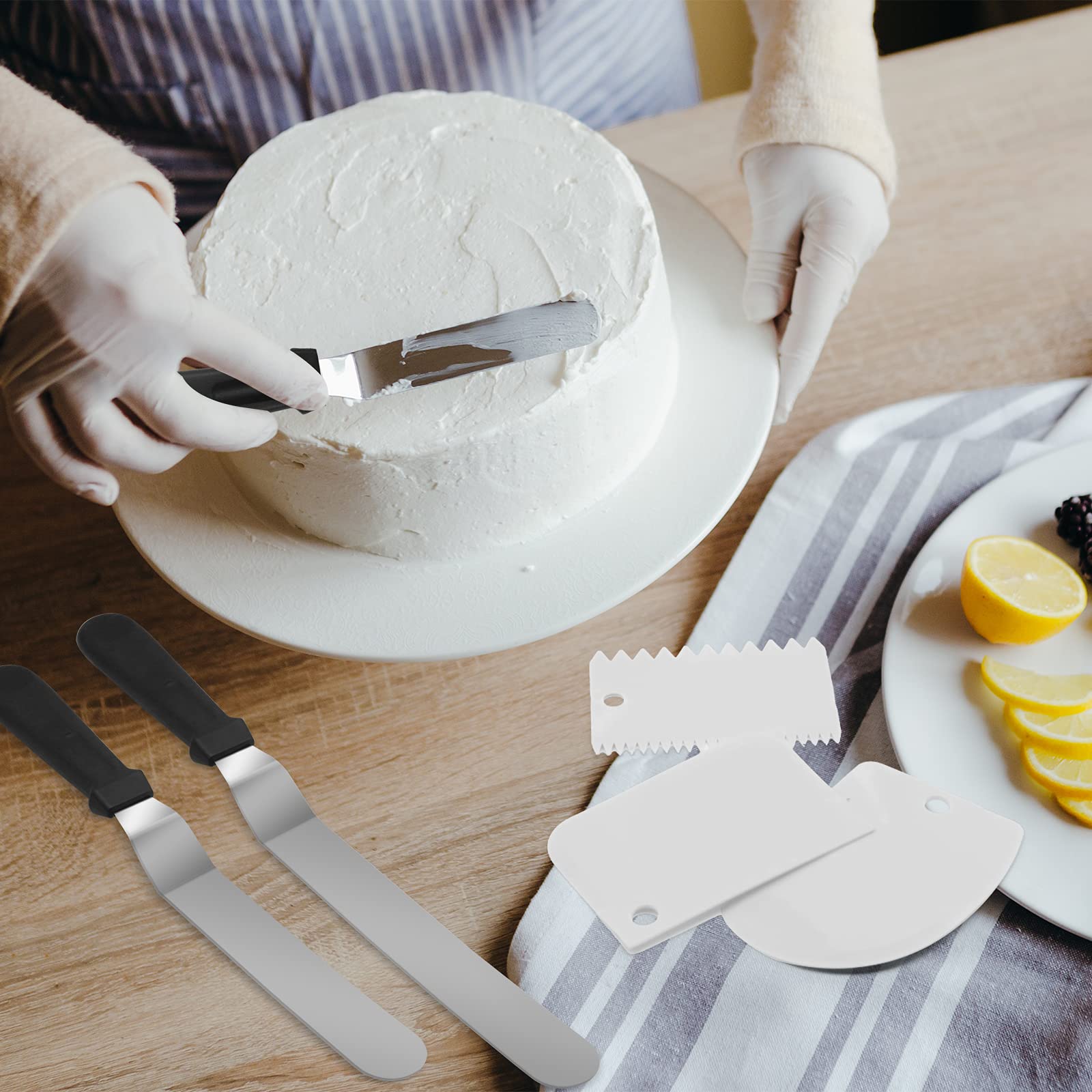 Juego de espátulas Jzszera para decoración de pasteles en casa