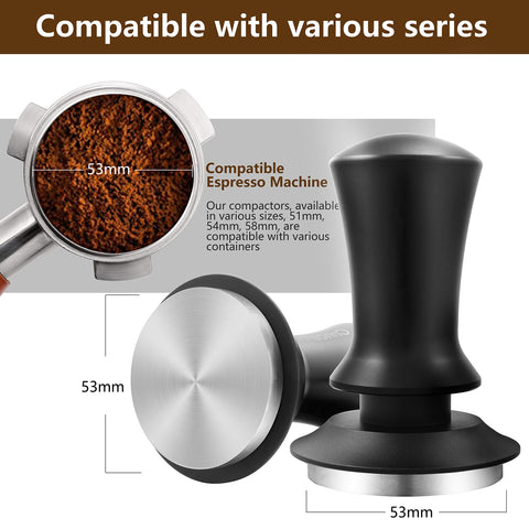 Tamper K COOL compatible Breville 54 mm para espresso en casa.