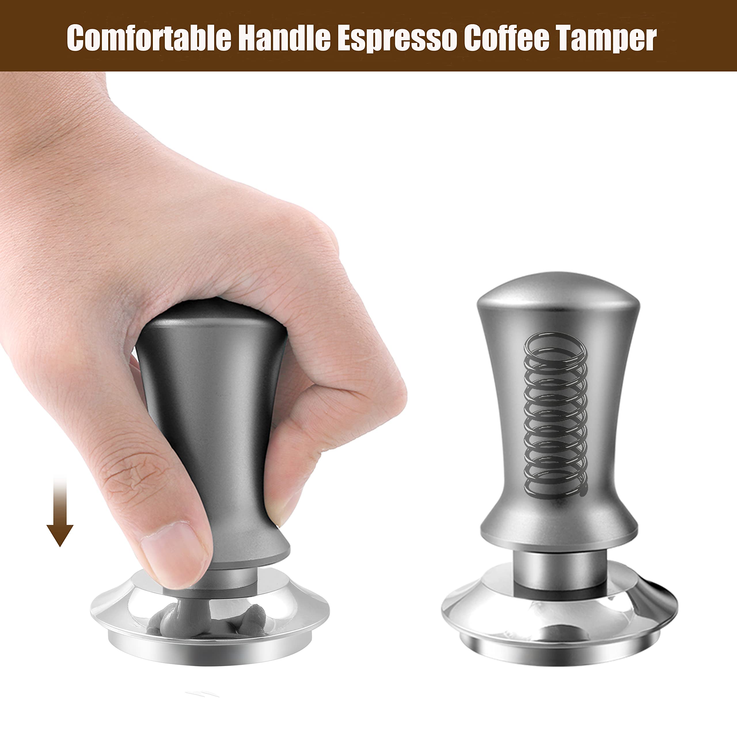 Limpieza fácil del tamper K COOL tras su uso.