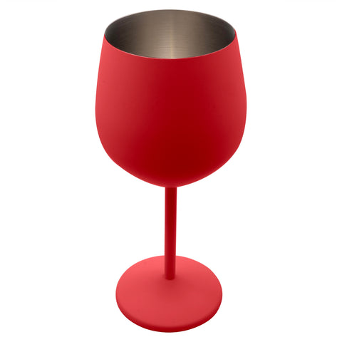 Vaso K&K Home rojo, acabado colorido, añade elegancia a reuniones.