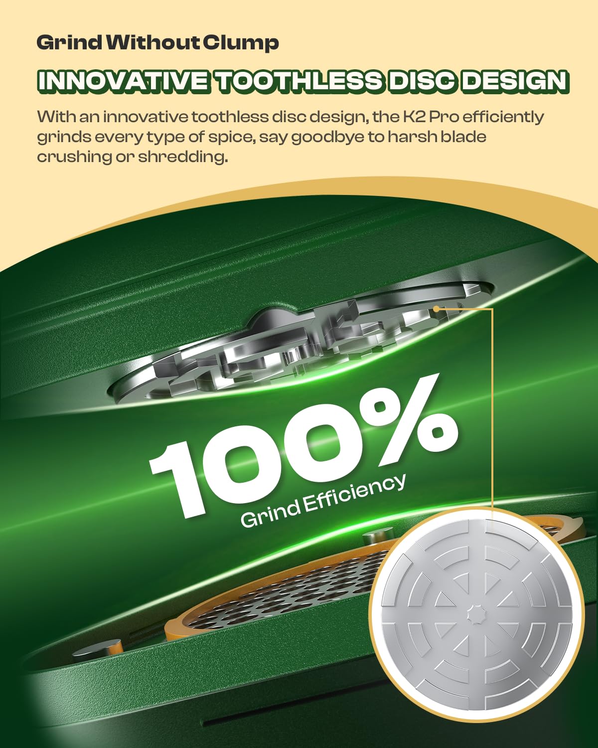 KactusKutter K2 Pro ofrece torque de 16 N/m para moler sin atascos