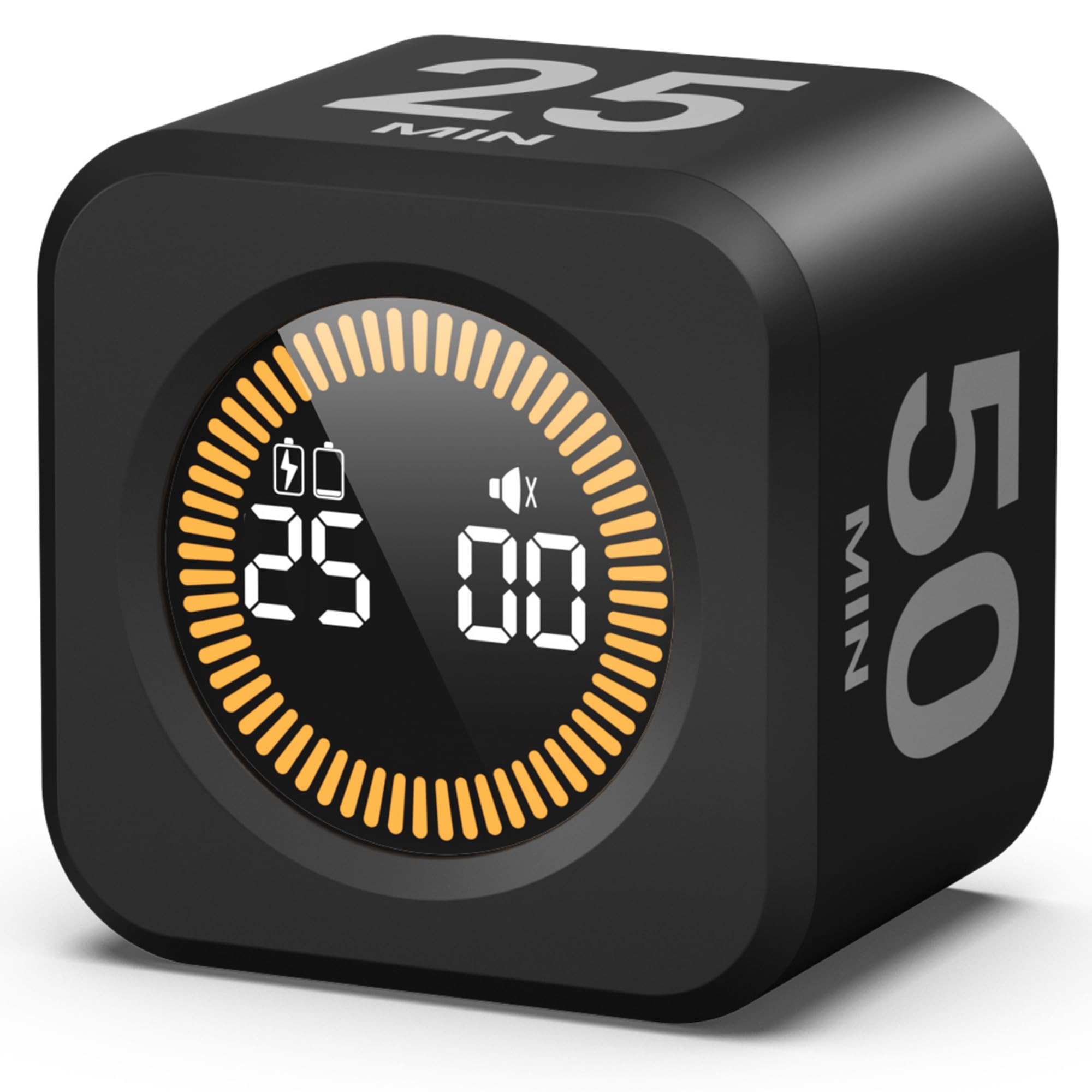 KADAMS Pomodoro Cubo: frente del temporizador visual para concentración en estudio y trabajo.
