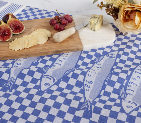 KAF Home Porto Jacquard, detalle de hilos finos, tacto suave para secar frutas