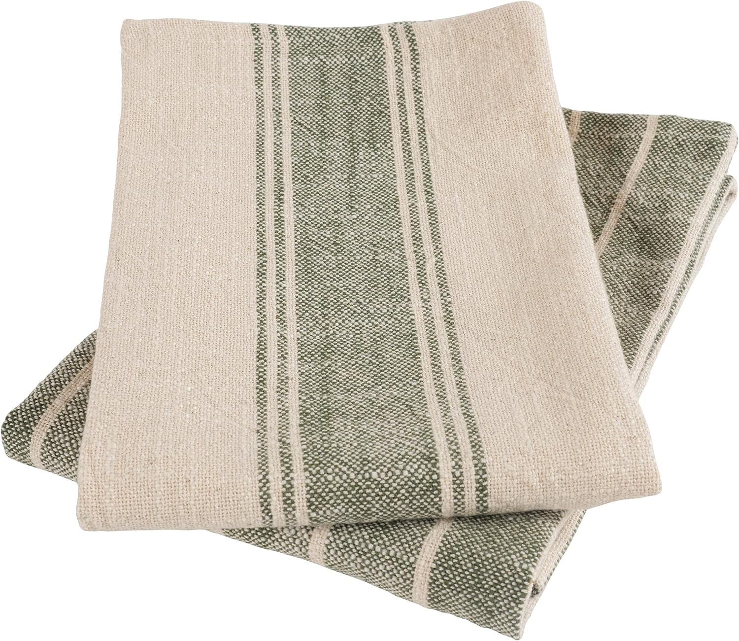 KAF Home: toalla de cocina suave y absorbente en color oliva para secar utensilios