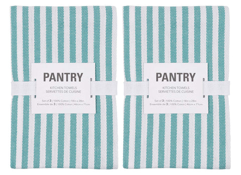 KAF Home absorbentes teal para manos y secado