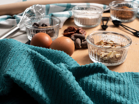 KAF Home limpieza teal para vajilla y superficies