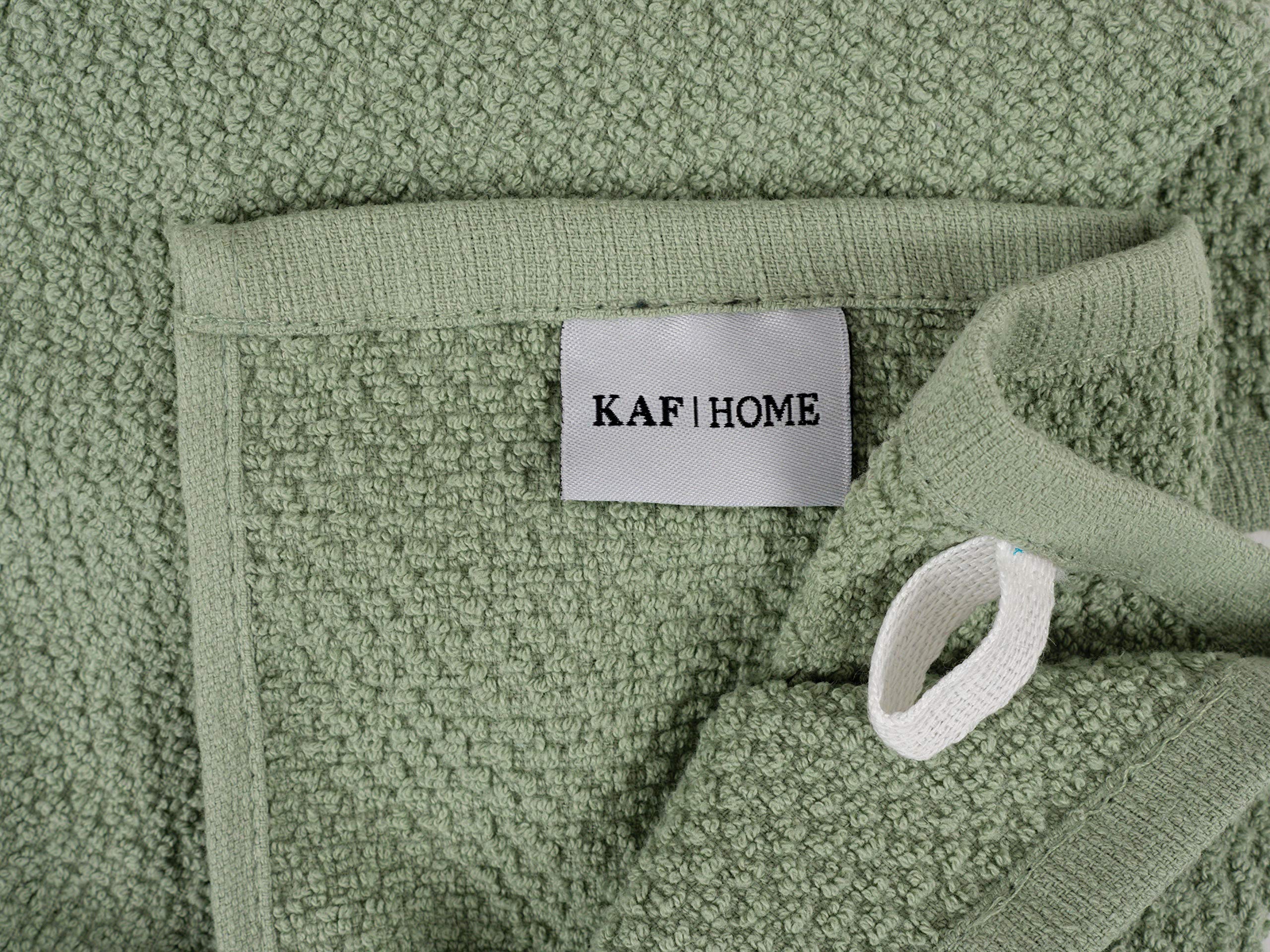 KAF Home toallas cocina terry, lavado fácil y secado rápido.
