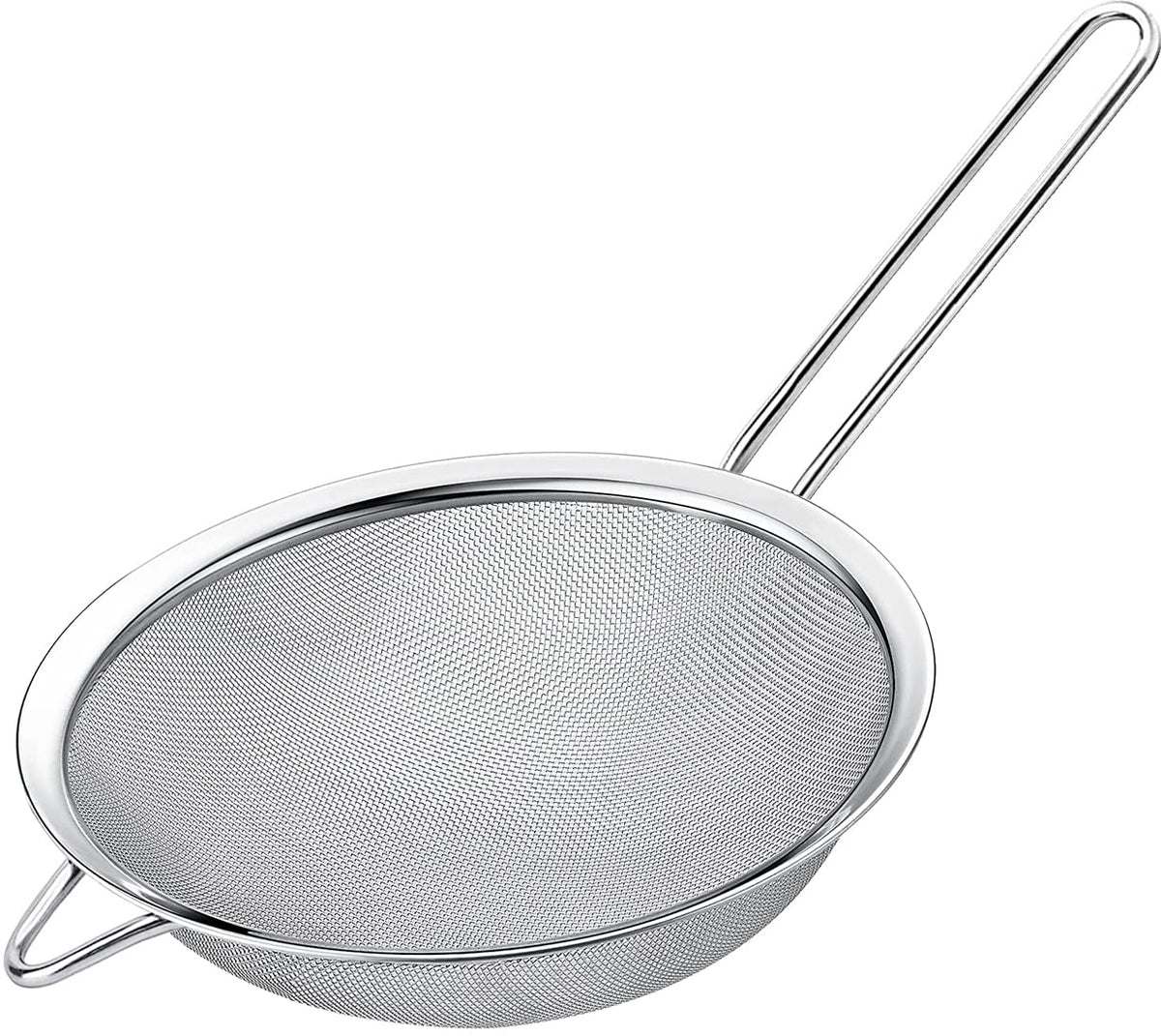 KAFOOR colador de malla fina con mango de acero inoxidable para tamizar harina